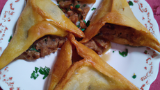 Samoussa au bœuf maison