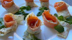 Feuilletés aux saumon