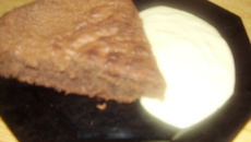 Fondant au chocolat et sa crème anglaise à la vanille