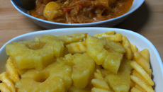Pâtes au curry et à l'ananas