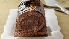 Bûche croustillante au chocolat