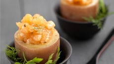 Coquetier de Chérie au tartare de saumon