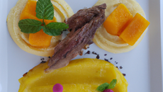 Parmentier de canard et mangue