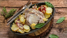 Rôti de porc et pommes de terre au Cookeo