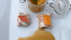 Déclinaison autour du melon et jambon de bayonne