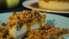 Crumble Cheesecake aux Pommes Caramel