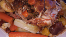 Fricassée de dinde à l'ardéchoise