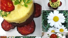 Boudin noir et sa purée de patate douce