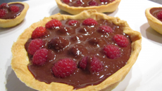 Tartelettes chocolat-framboises
