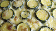 Gratin de courgettes au Fourme d'Ambert