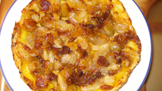 Tatin d'échalotes caramélisées