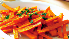 Carotte frites pas cuite