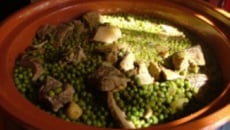 Tajine de veau aux petits pois