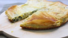 Tourte brick aux épinards et feta