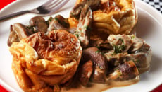 Yorkshire pudding aux champignons