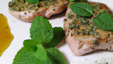 Filet mignon de porc à la menthe