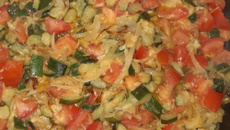 Courgettes façon ratatouille