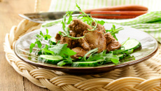 Salade aux foies de volaille