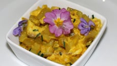 Chien de mer au curcuma