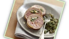 Filet d'agneau aux épinards et Carré Frais