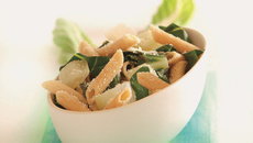 Pâtes complètes, blettes