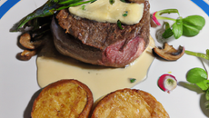 Steak végétal à la tomme de Savoie