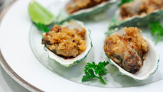 Huîtres gratinées façon Chef Christophe
