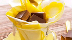 Bouchées choco croque au caramel
