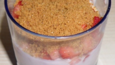 Verrine fraises-spéculoos