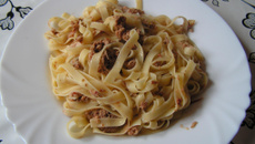 Tagliatelles au thon