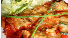 Tartelette tomate, courgette & gorgonzola