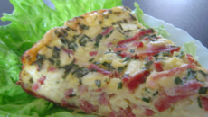 Quiche aux poireaux et chèvre