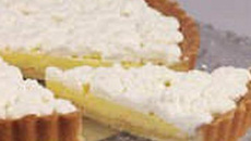 Tarte à la crème gratinée