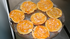 Tartelette tatin aux pêches