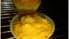 Muffins au potimarron et flocons d'avoine