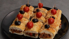 Panini apéro à la viande hachée