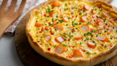 Quiche au thon et surimi