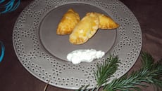 Chaussons au Cottage cheese, figues et au miel