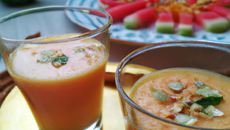 Gaspacho de melon au muscat