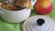 Crumble aux nectarines et au yaourt