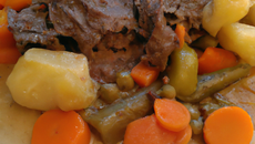 Mijoté de bœuf aux fins légumes