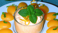 Mousse de melon à la St Michel