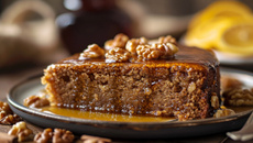 Gâteau aux noix et au miel