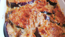 Gratin d'aubergine maigre