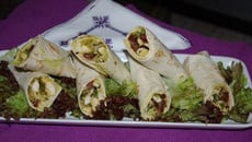 Roulés au poulet (mini wraps)