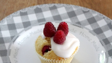 Muffins au citron et à la framboise