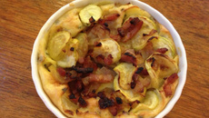 Clafoutis léger de courgettes