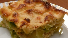 Lasagnes saumon et poireaux