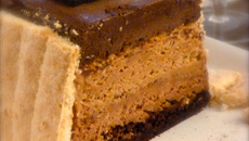 Bûche glacée aux 3 chocolats