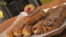 French toast roll-up ou Brioche perdue roulée